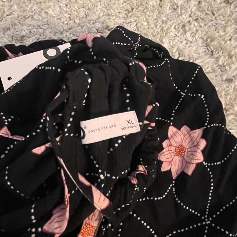 NWT SO Black Pink Floral Halter Maxi Dress XL - Picture 8 of 11